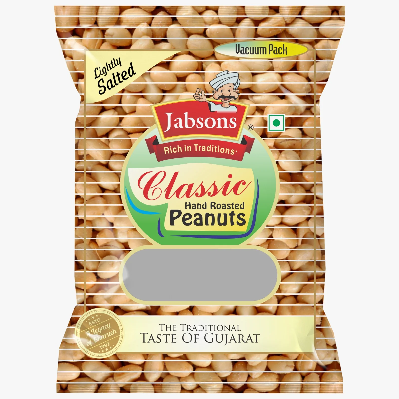 JABSONS CLASSIC HAND ROASTED PEANUTS 150 GM